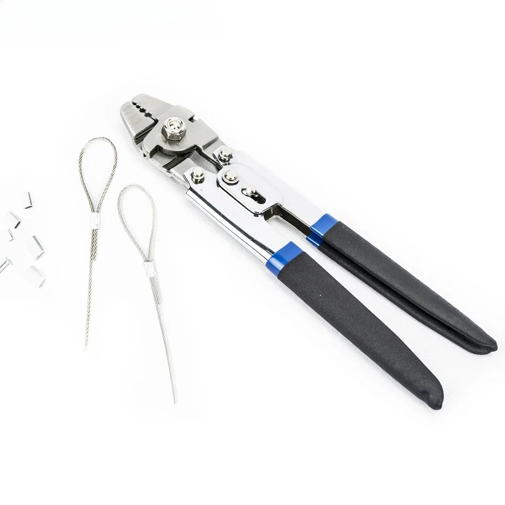 

HL-700B Fishing Crimping Tool Crimps Up To 2.2mm Wire Rope Swaging Ferrules Crimper Tool