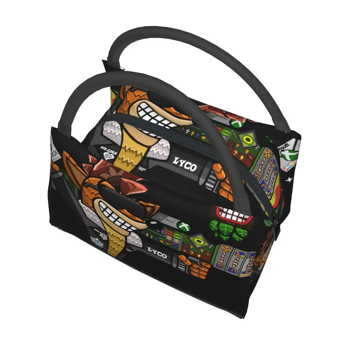 Gaming Icon Crashes Xbox Portable insulation bag for Cooler Food Office Pinic Container