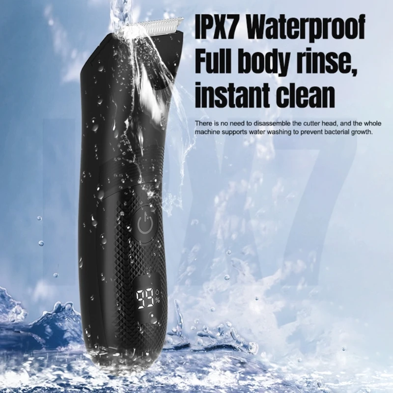Pequeña herramienta afeitado eléctrica para viajes, adecuada para uso en seco y húmedo