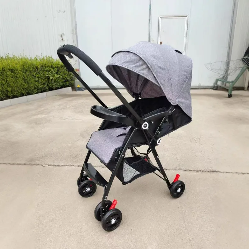 

Высокий пейзаж может сидеть или лежать, легко складная двусторонняя амортизирующая тележка для новорожденных.