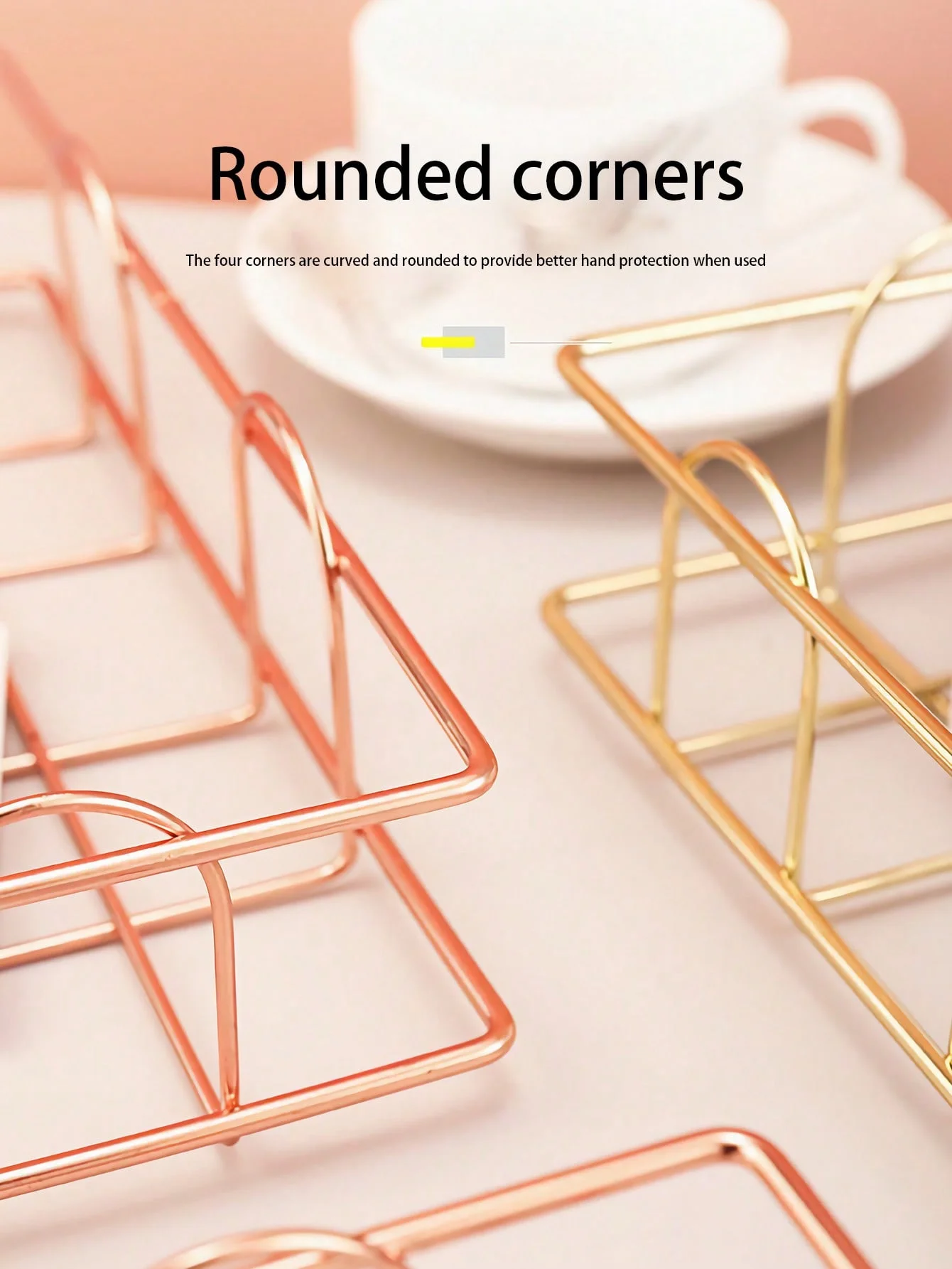 Organisateur de fichiers de bureau, 1 pièce, plateau à lettres horizontal empilable en métal, support de papier