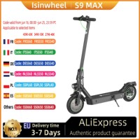 isinwheel S9 Max Adult Electric Scooter 500W Motor Electric Scooter 36V 10.4Ah Battery 10 Inch Foldable City Electric Scooter