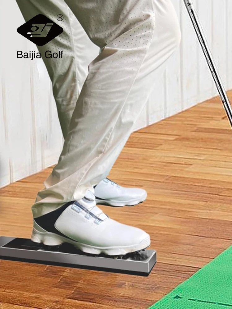 BaiJia Golf swing Trainer Aid Pedal Portable Golf swing Leg Gravity Pedal Golf swing PostureCorrection Trainer For Golf supplies