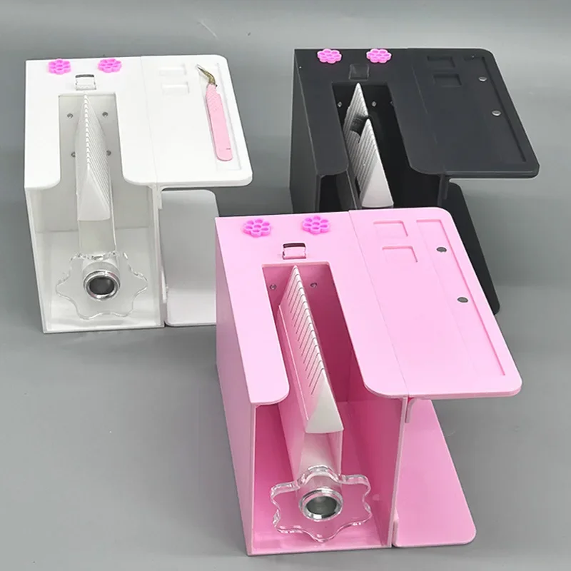 Acrylic Manual Lash Fanning Tool, False Eyelash Separator, Auxiliary Picking Tool for Eyelash Extension