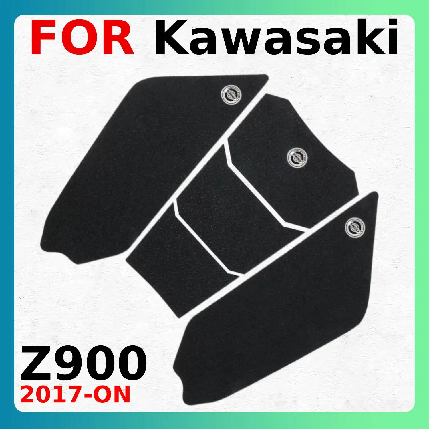 

Motorcycle Fuel Tank Pad For Kawasaki Z900 2017-ON Non-slip Sticker Side Fuel Tank Pad Waterproof Rubber Sticker Fit Accessories