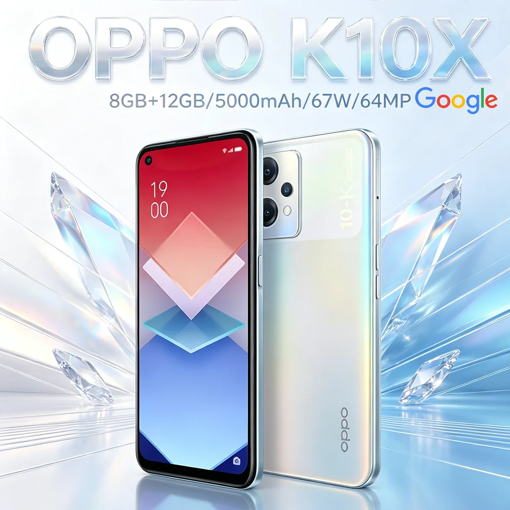 OPPO K10X 5G fashion smart phone 120Hz FHD HD large screen 67W super flash charge 64MP/8GB+128GB/5000mAh -GH2