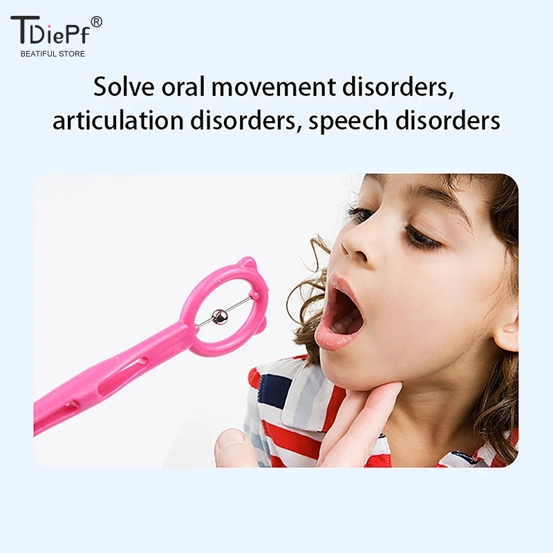 10Colors Tongue Tip Exerciser For Adult Kids Speech Therapy Autism Sensory Rehabilitation Oral Tongue Muscle Trainer Talk Tools