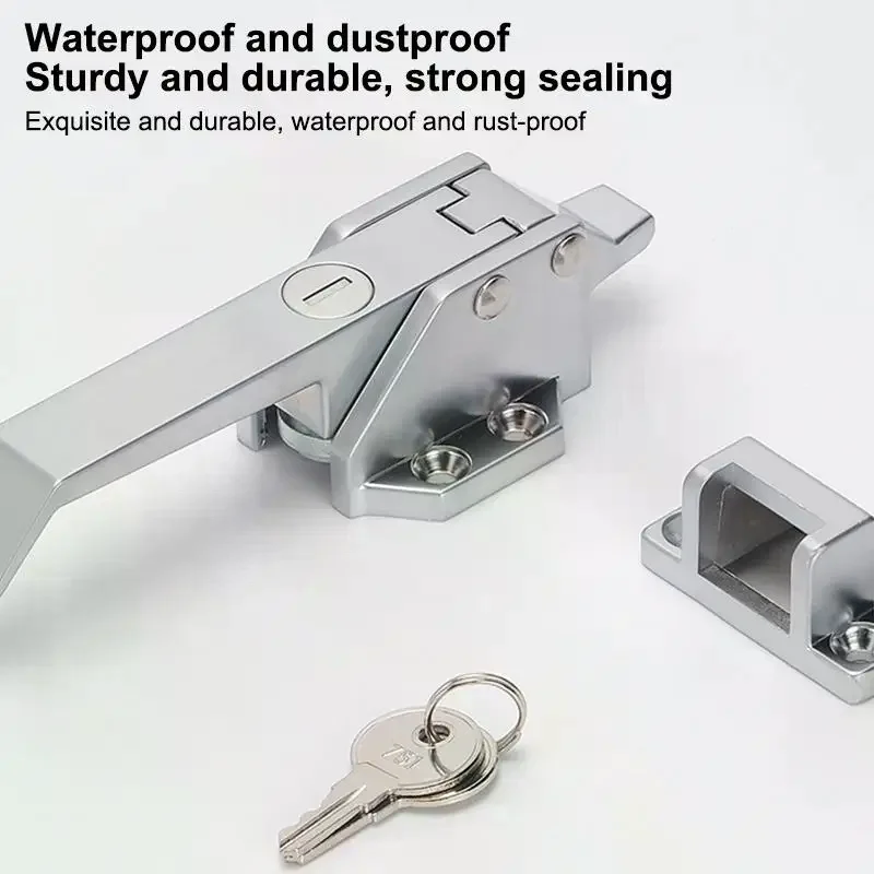 DK615 Industrial Baking Lock Insulation Box Door Handle Lock Cold Storage Forced Tightening MS847 Lever Compression Door Buckle