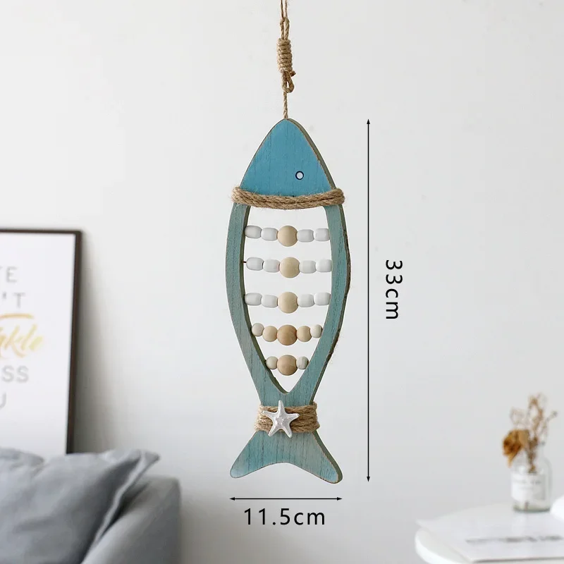 

Home decoration Mediterranean style fish wall three-dimensional fish wall decoration background wall pendant