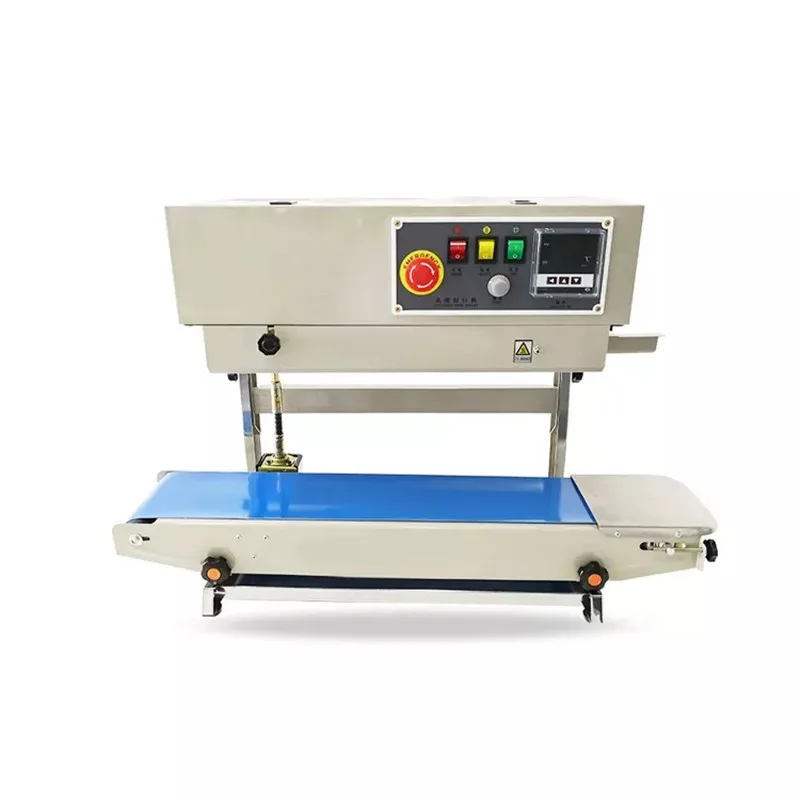 FR900LW Vertical Continuous Bag Sealer Sealing Machine With Date Code Printing