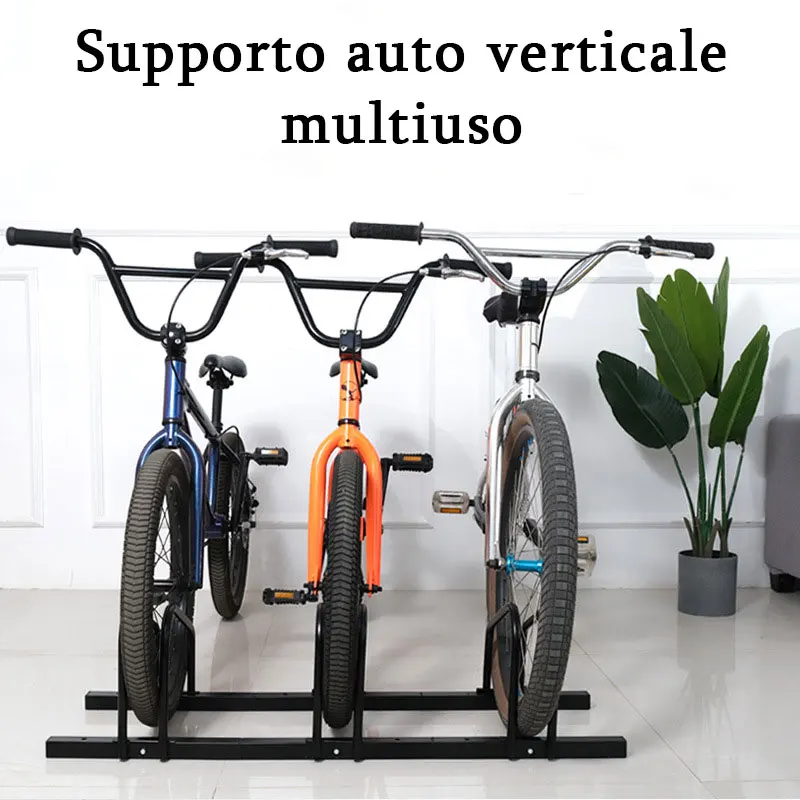 Bicycle Parking Stand Holder Freestanding Rack Garage Garden Bicycle Floor Rack Space Saving for Indoor Outdoor Yards Backyard