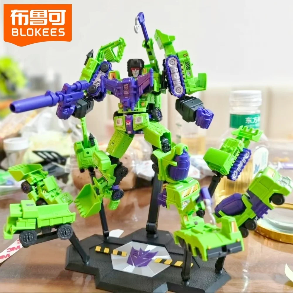 

Новые Blokees Devastator Трансформеры Версия Defender Комбинированные наборы Devastator Бронированные игрушки Аксессуары для сверл Кронштейн