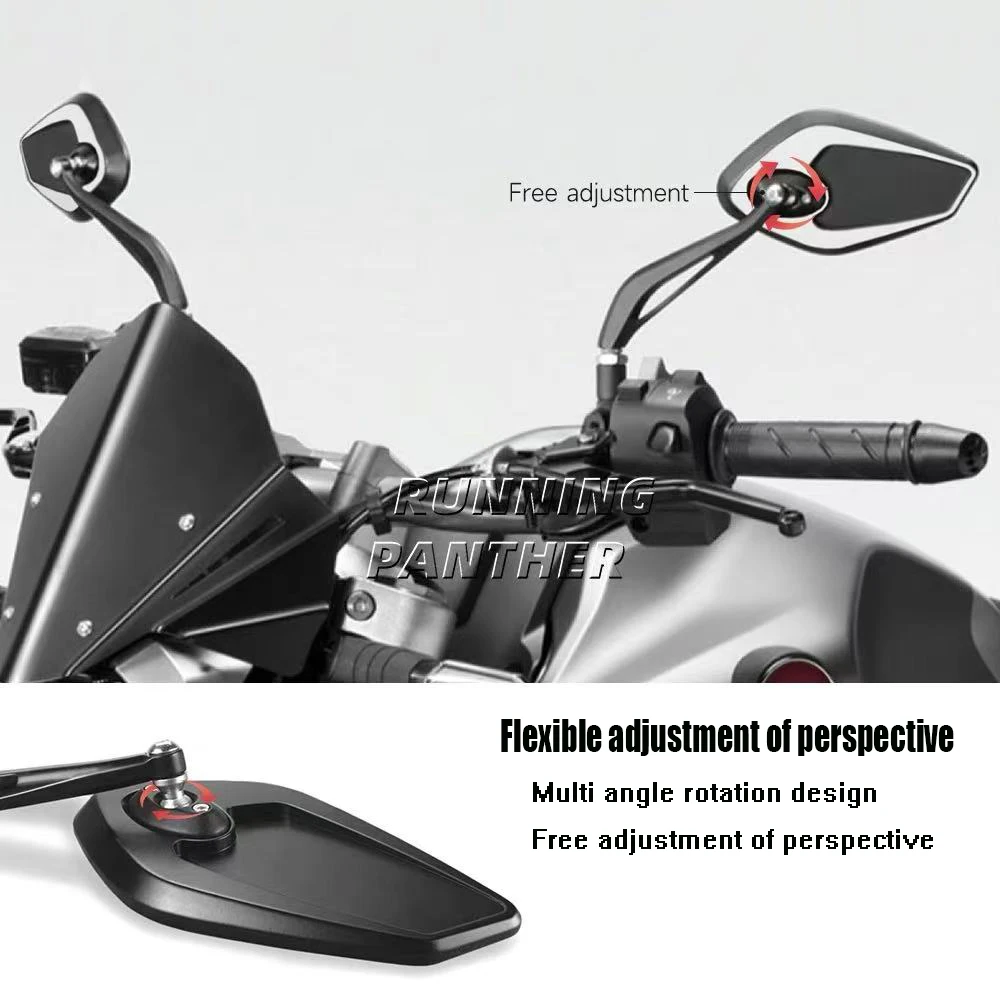 Motorcycle Mirrors Universal Rear View Mirror CNC For Yamaha MT-07 MT09 MT-09 MT-10 XSR700 XSR900 TRACER 900 Tracer 700 XJ6