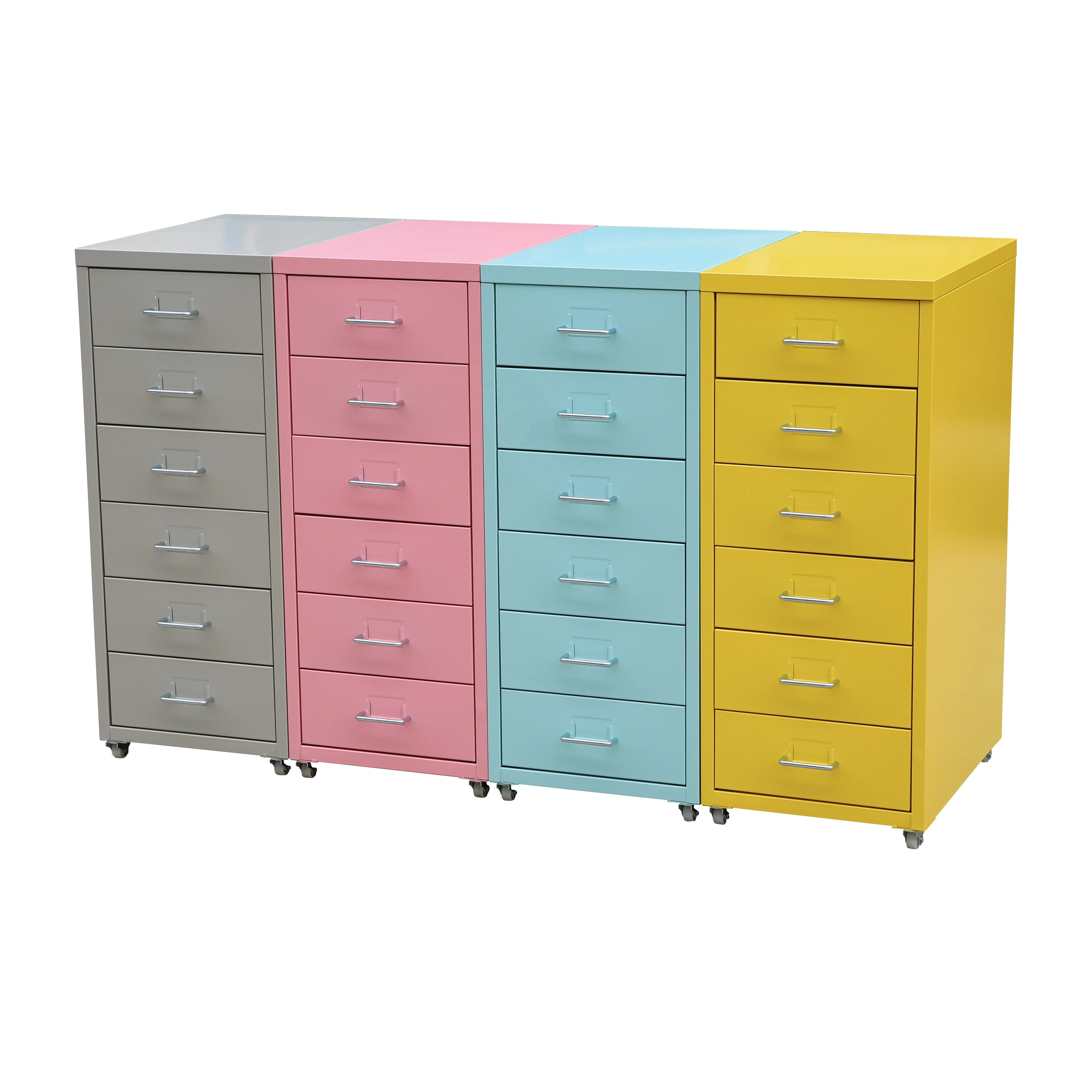 #￥forJIN FENG Cabinet Small Metal Living Room Chest Metal Home Furniture BedroomFurnitureKey Lock ModernColdRolledSteel 10 Years