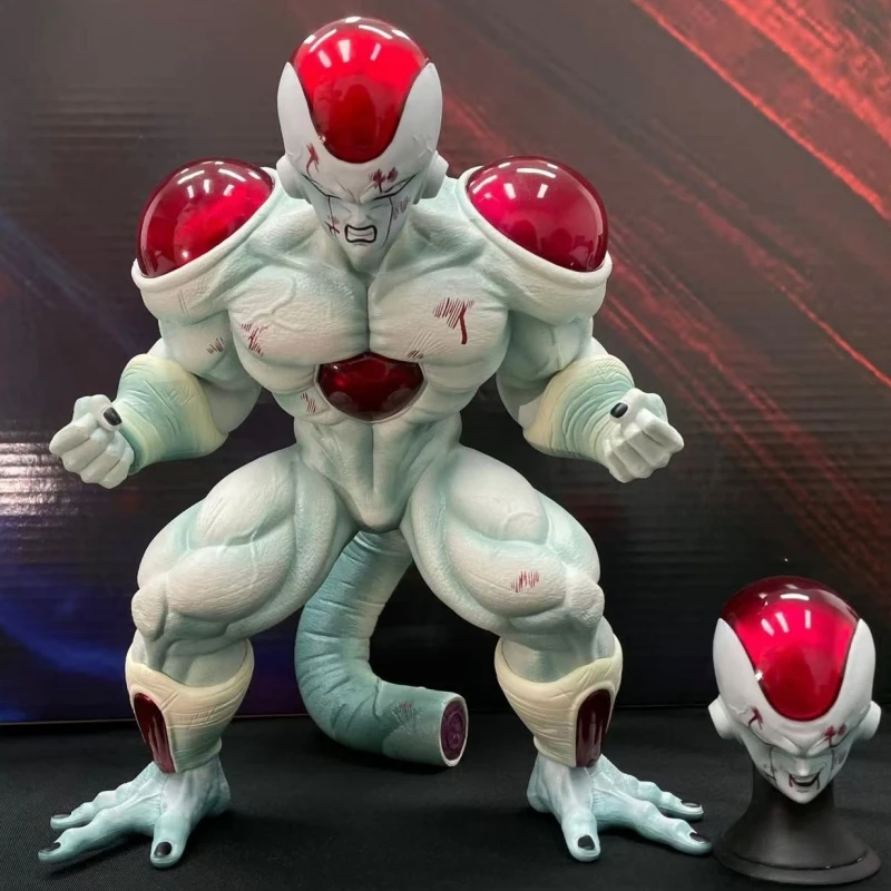 Dragon Ball Villain Series Lz Full Power Frieza Villain Double Headed Frieza Final Form Severed Tail Figurine Model Ornament