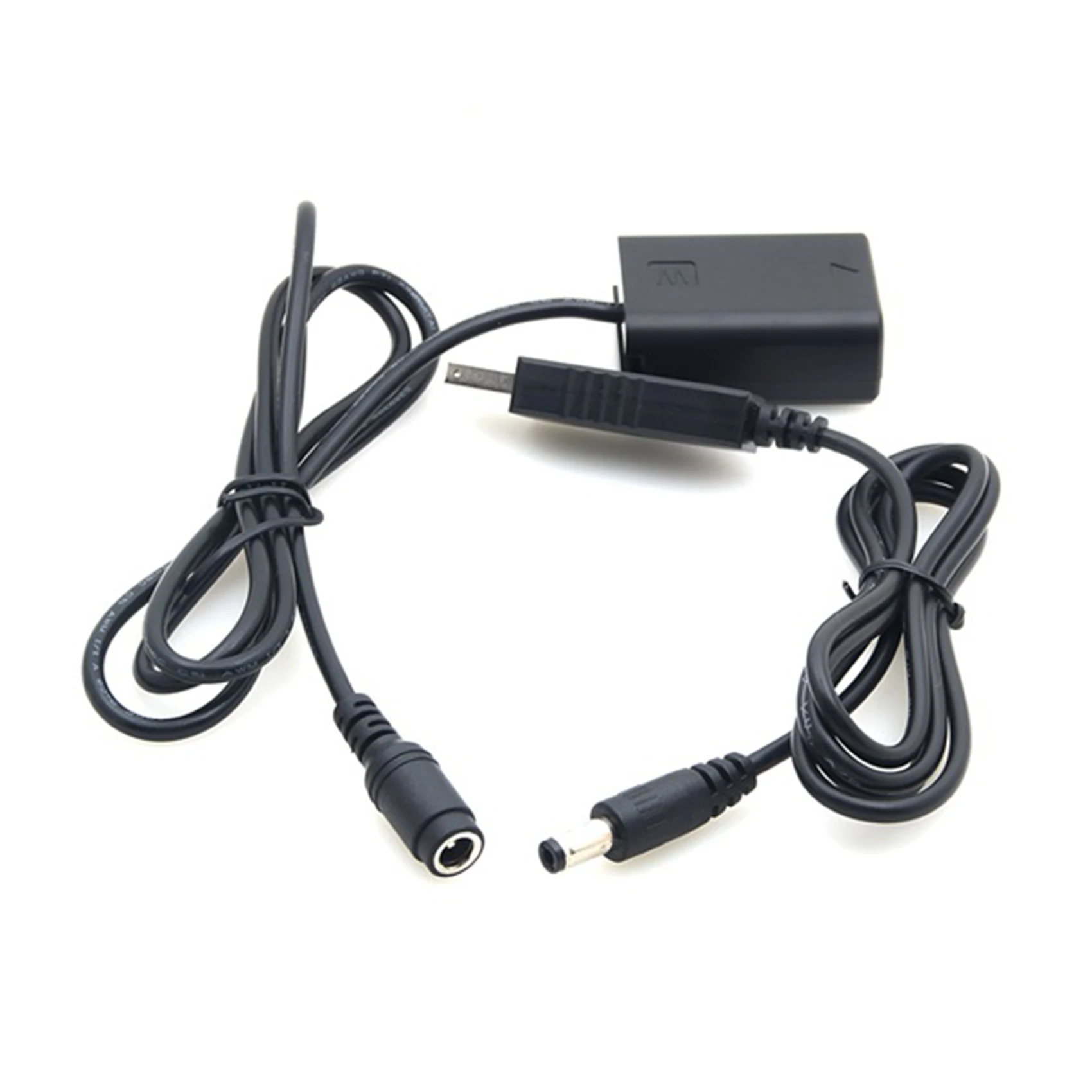 ABKQ-5X Np-Fw50 Dummy Battery W/Dc Power Bank (5V 2A) USB Adapter For Sony A7R, A7, A7S, A7S Ii, A5000, A5100, A6000, A6500