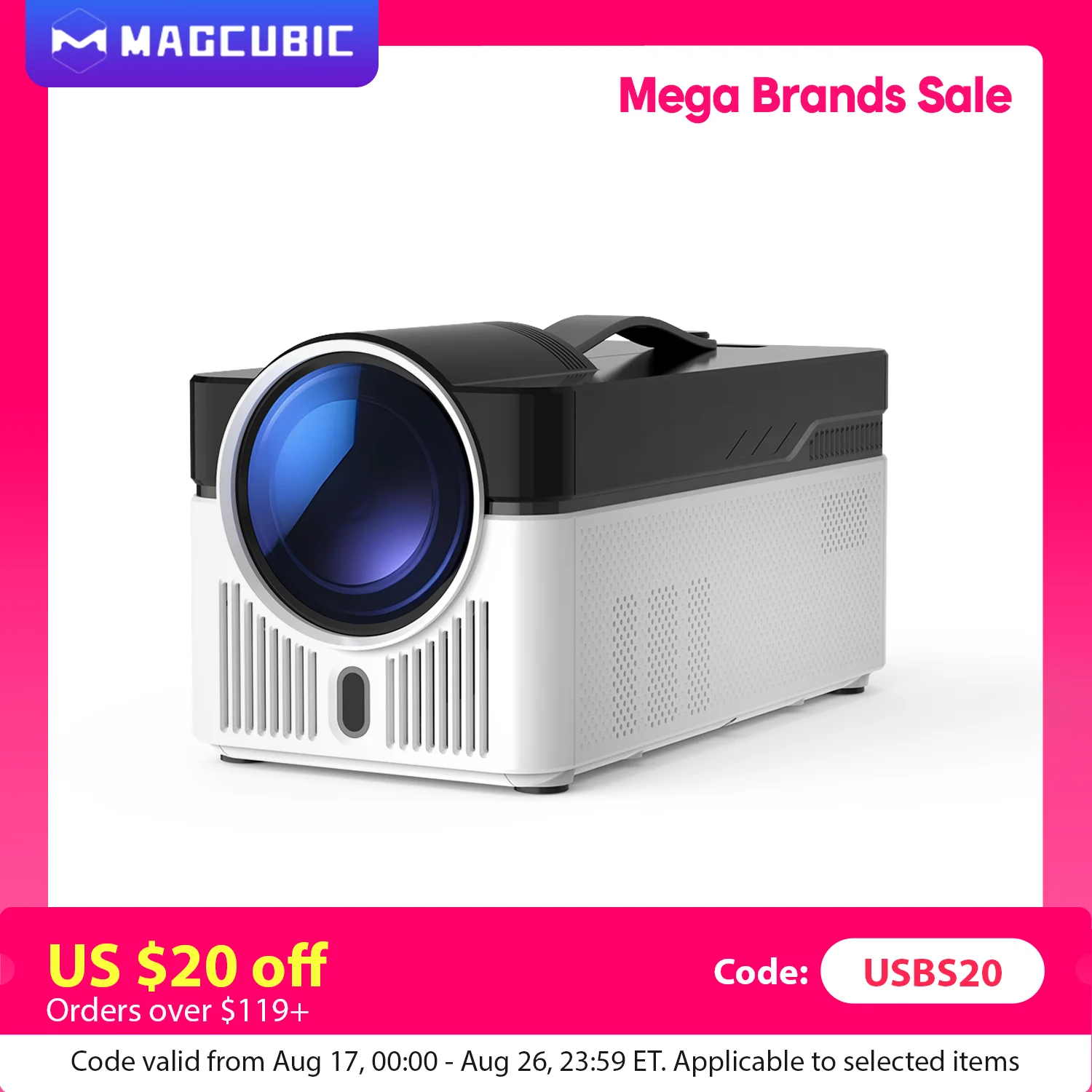 Home Cinema Ultra Short Throw Projector - Magcubic HY450 Projector Home Projector Ultra