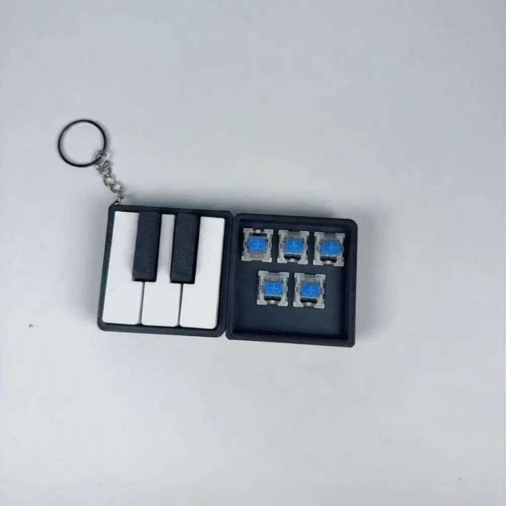 Desk Ornament PLA Material Fidget Clicker Sound Miniature Size 3D Printed Pre-Assembled Eco-Friendly Piano Fidget Gag Gift