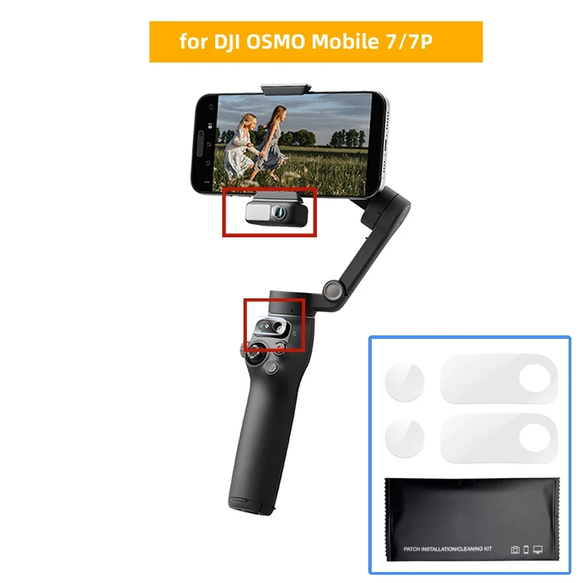

​Lens Screen Nano Film for DJI OSMO Mobile 7P Handheld Gimbal Stabilizer Protective Film Anti-Scratch Soft Film Accessories