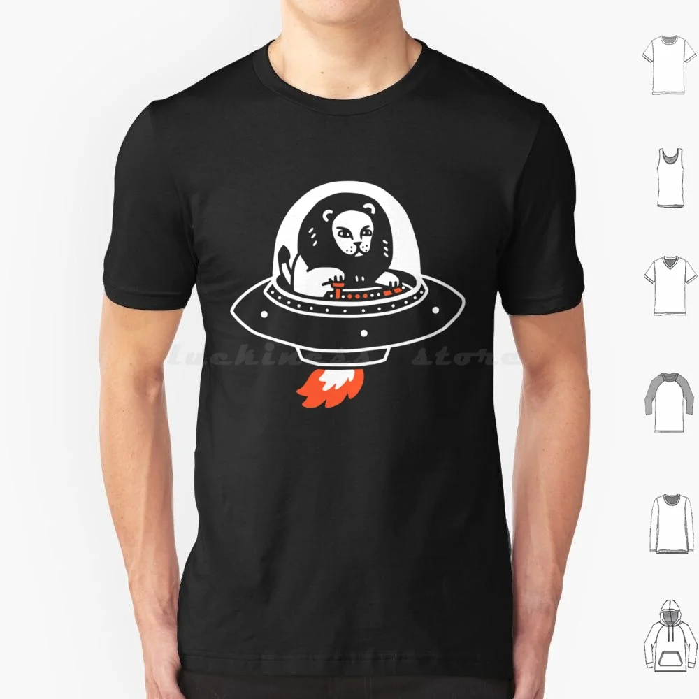 Alion Spaceship T Shirt Men Women Kids 6xl Lion Lion Lion Alion Funny Pun Puns Space Spaceship Lions Cat Cats Ufo Sci Fi