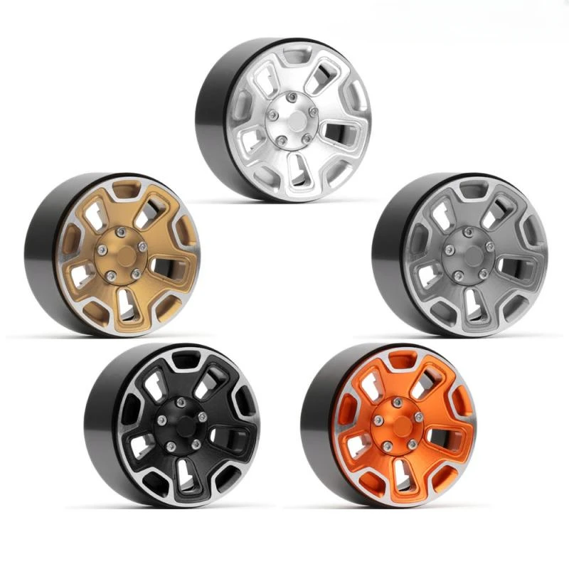 

1.9-inch aluminum alloy CNC wheel hub for 1/10 RC Crawler Car TRX4 Axial SCX10 90046 D90 MST RC4WD D90 D110 VS4 JIMNY Cherokee