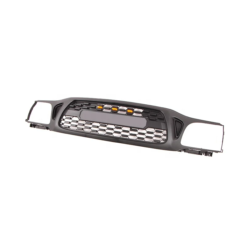 pickup truck parts abs plastic front bumepr grill fit for 2001-2004 toyota tacoma