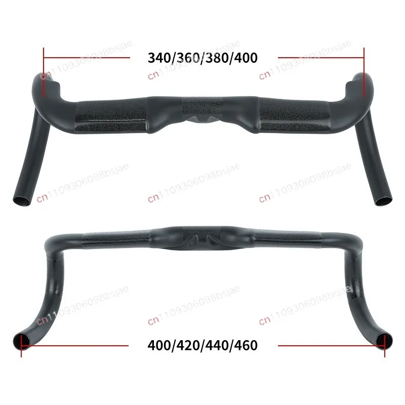 W15 carbon fiber outer expansion angle outer wiring hidden trough road car wind breaking split bend handle riding accessories