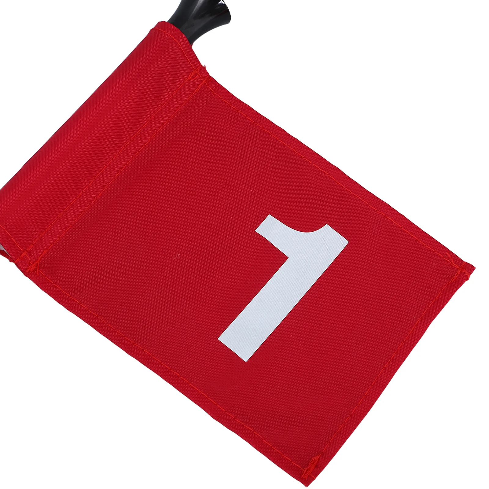 مجموعة واحدة من سارية العلم الخضراء للجولف، قاعدة ABS شديدة التحمل، تصميم خفيف الوزن، مجموعة علم ممارسة الجولف للاستخدام في محكمة التدريب