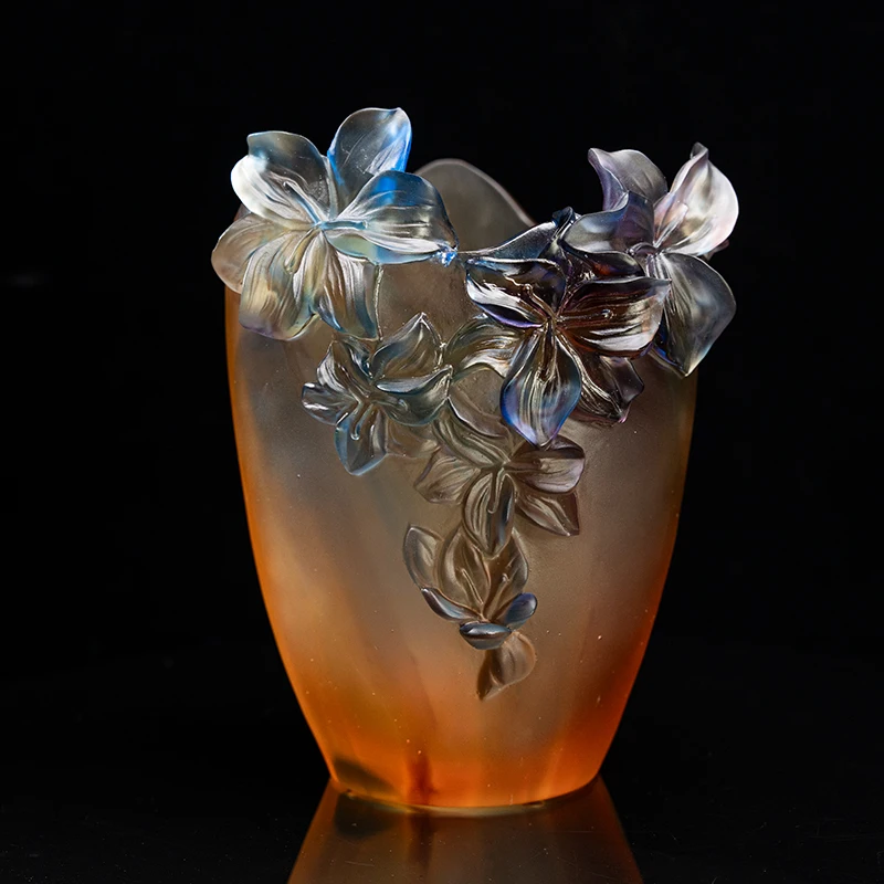 %W# Wholesale Luxury Crystal Vase Wedding Glass Vase Home Hotel Wedding Decoration Table Vase