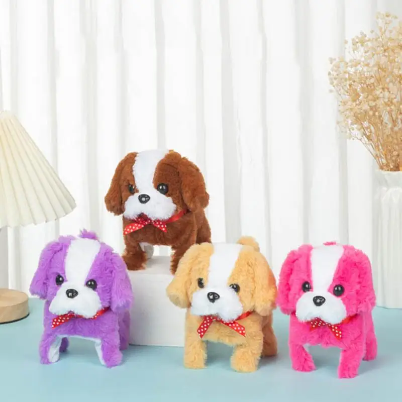 Jouet électronique en peluche pour chien de compagnie, Robot AIN, Intelligent, Interactif, Marche, Mouvement automatique, Cadeau d'anniversaire et de vacances pour la journée des enfants