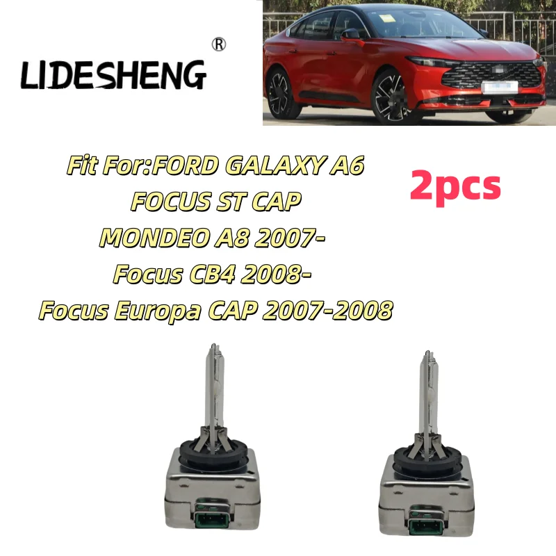 2U5A13N021AA 2PCS 6500K HID XENON HEADLIGHT BULBS SET For FORD GALAXY A6  FOCUS ST CAP  MONDEO A8 2007-  Focus CB4 2008-