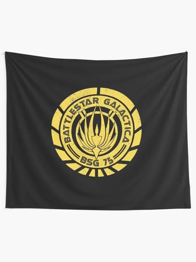 Galactica BSG 75 - Inspired by Battlestar Galactica Tapestry Outdoor Decoration Wall Hanging Wall Tapestry