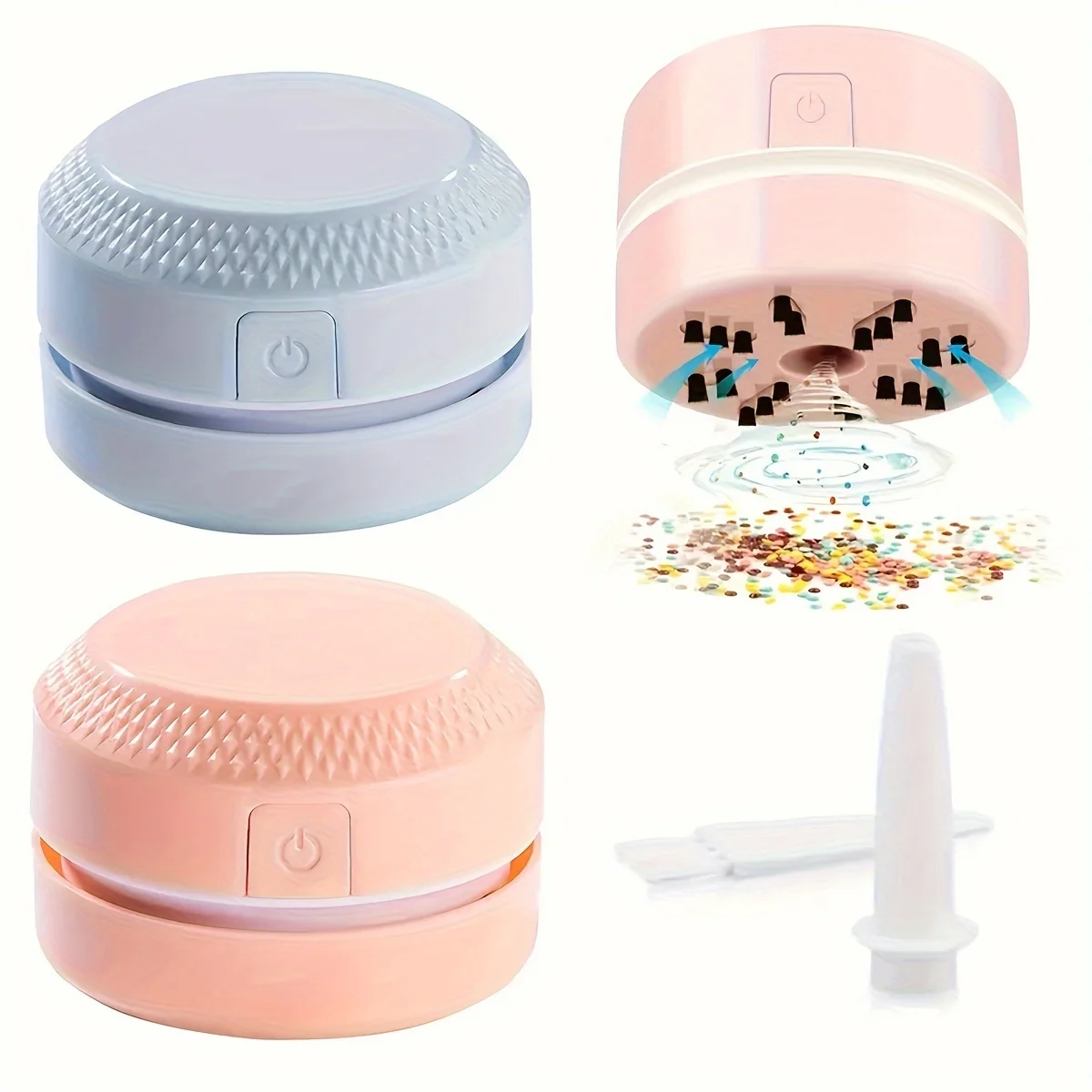 1pc Diamond Painting Tool Diamond Faster Picker Overflow Diamond 5D Accessories Vacuum Cleaner Mini Table Top Cleaning Organizer
