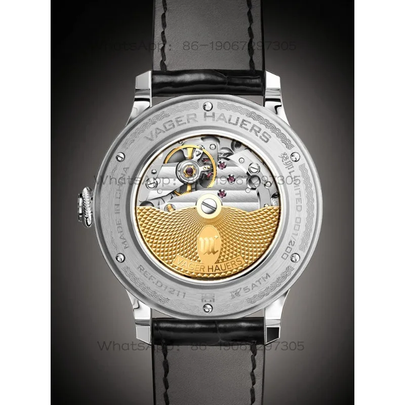 2025 new watch men's mechanical watch fully automatic leather waterproof Runa FPJ men's watch