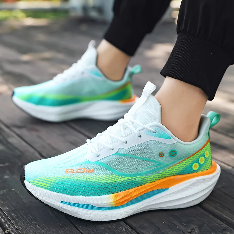 

Новые повседневные кроссовки унисекс, уличные кроссовки, амортизирующая, амортизирующая, сверхлегкая, спортивная обувь с отскоком, модная