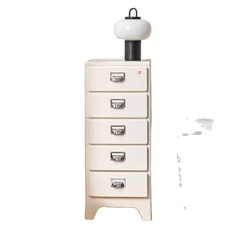 

Younai Living Room Ins Wind Chest Bedroom Bedside Table Sofa Cabinet Retro Storage Cabinet Handle Drawer Locker