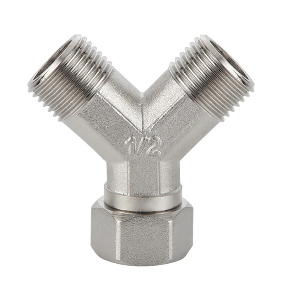 

Connector Copper All Copper Bathroom Gadgets Dishwasher Washing Machine Tap Reducing Elbow Slip-knot Elbow Y Dual Splitter