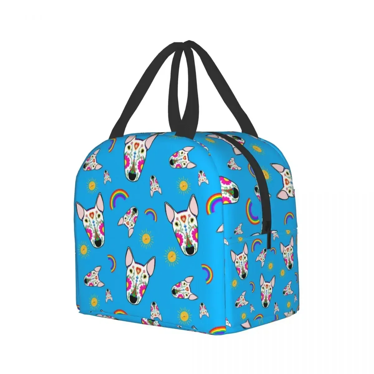 Mexican Bull Terrier Dog Lunch Box for Women Multifunction Thermal Cooler Food Insulated Lunch Bag School Children Student image 2