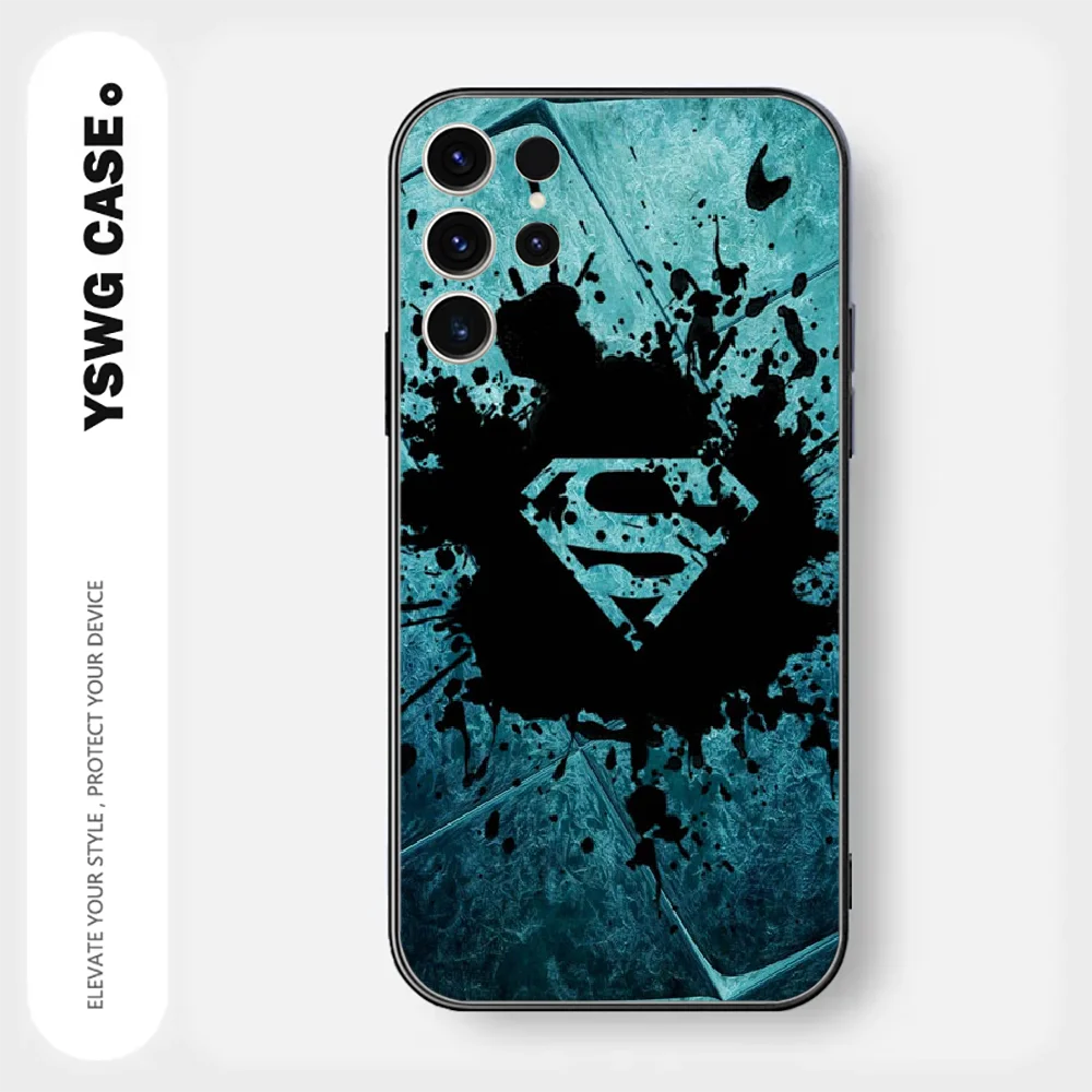 Superman Logo Phone Case For Samsung Galaxy A S 20 21 22 23 12 13 32 33 34 51 52 53 54 71 FE Ultra Plus Cover