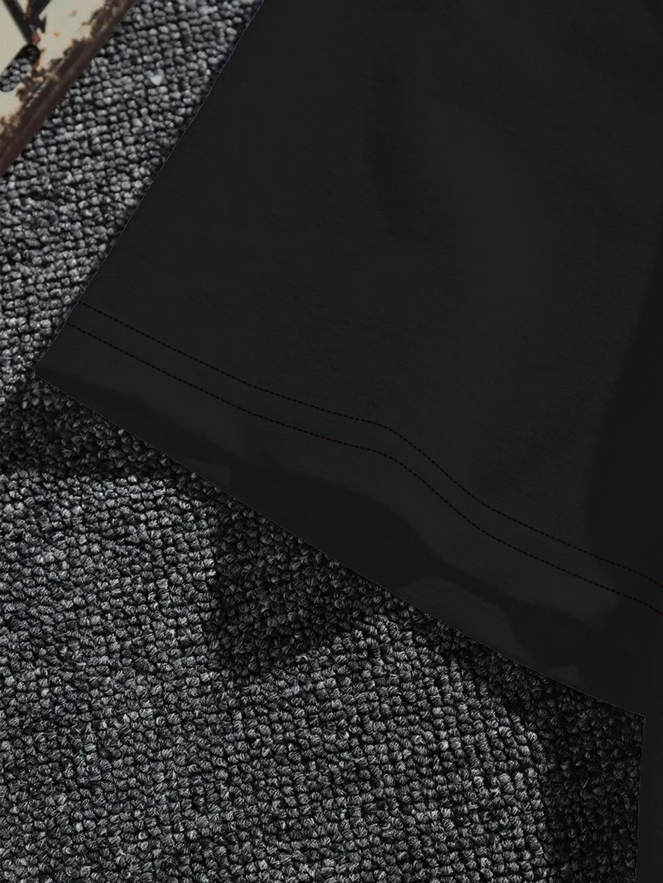 Kaos Lengan Pendek Hitam Wanita Ukuran Besar, Burung Hantu Lucu dengan Motif Jilbab Macan Tutul, Menggemaskan & Nyaman