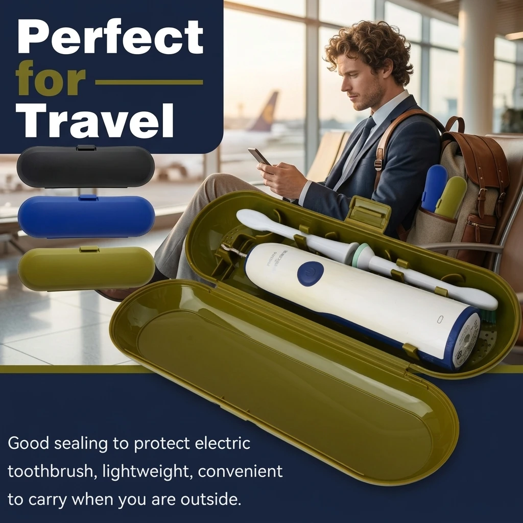Universal Electric Toothbrush Travel Case Portable Storage Box Cover Protective Organizer Fits OralB Philip 98% Models Case