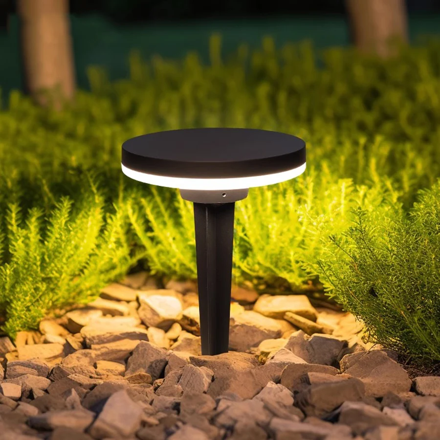

IP65 Waterproof LED Garden Lawn Light Modern Mushroom LED Pillar Light AC85V-265V Outdoor Villa Garden Landscape Path Light
