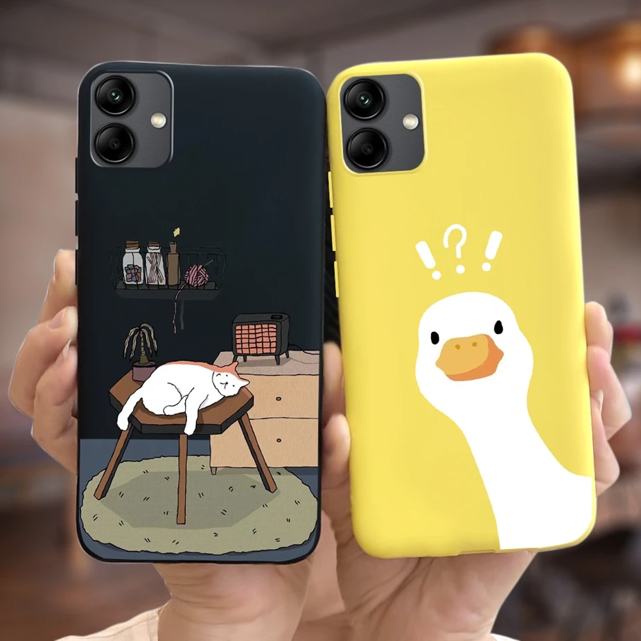 For Samsung Galaxy A04 A04e Case New Fashion Cartoon Painted Cover Soft TPU Phone Case For Samsung A04 A 04 s Galaxy A04s Bumper