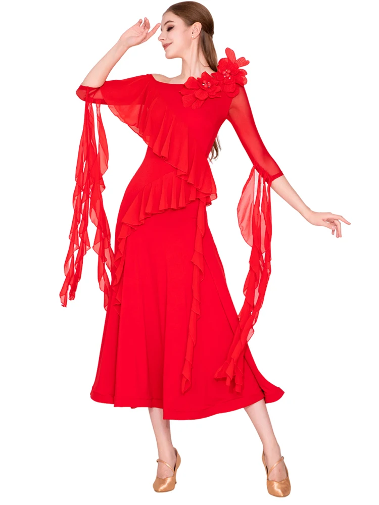 

Ballroom Practice Dress For Women Ballroom Dance Competition Dress Waltz Performance Female Ballroom Dancing Clothing