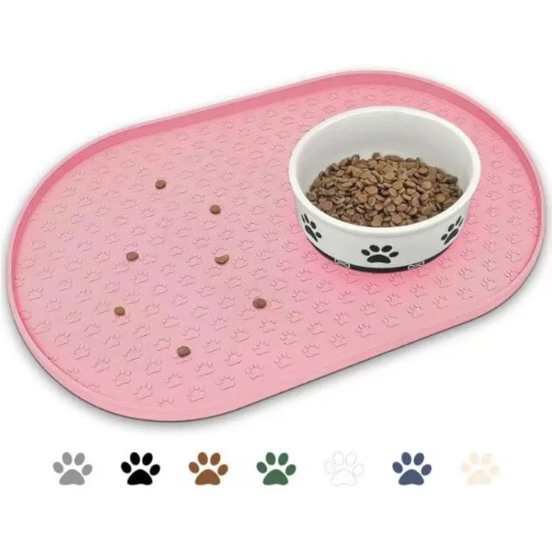 pet-placemat-dog-bowl-mat-cat-feeding-non-slip-anti-spill-silicone-pad-waterproof-and-anti-dirty-easy-to-clean-food-basin-pad