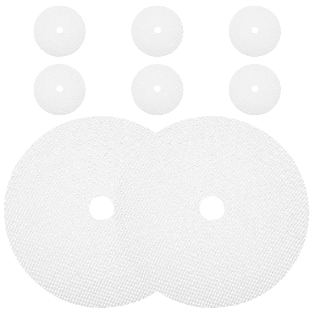 

8 Pcs Round Dryer Pad Fruit Food Supplies Dehydrator Silicone Mat for Silica Gel Pads