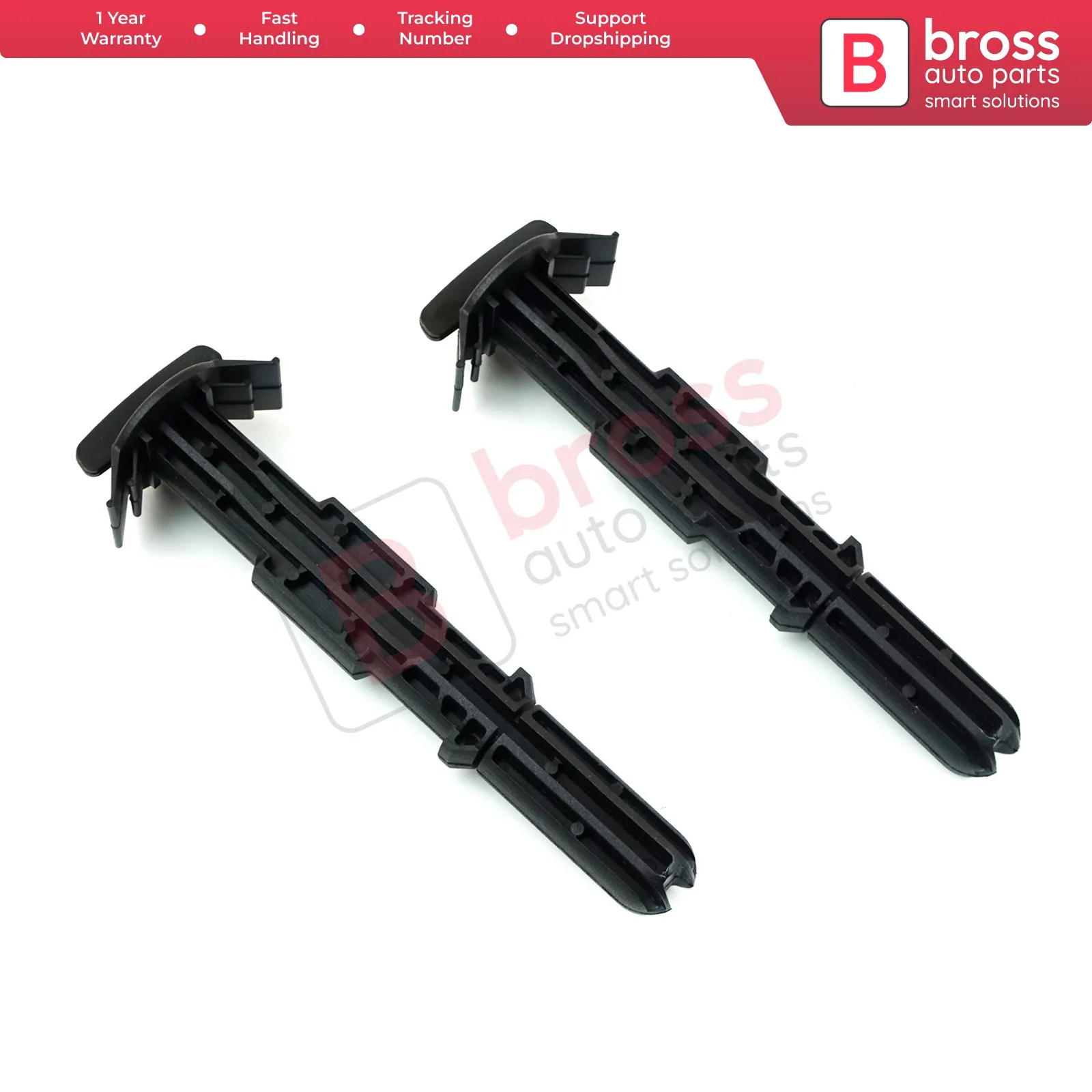 

BSP1010 2 Pieces Radiator Pillar Fixing Pin Radiator Retaining Bracket Support Mounting Clip 215432175R for Renault Clio BF MK5