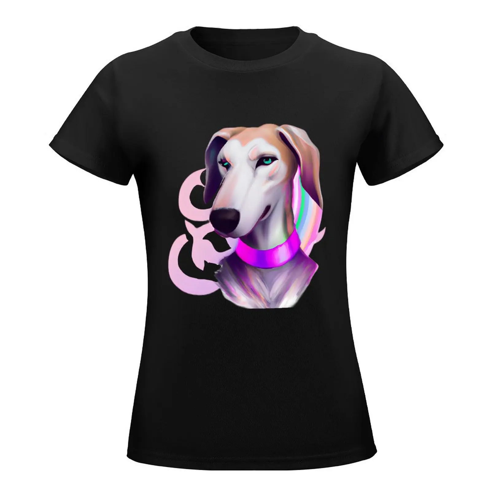 Brad Mondo vaporwave handsome dog head graphic T-Shirt vintage anime clothes animal prinfor tops Women t shirt