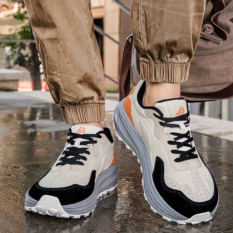 New Men's Outdoor Hiking Shoes, Extra Large Size 48 Sports Shoes,  and Breathable Hiking Shoes, Casual Sports Shoes