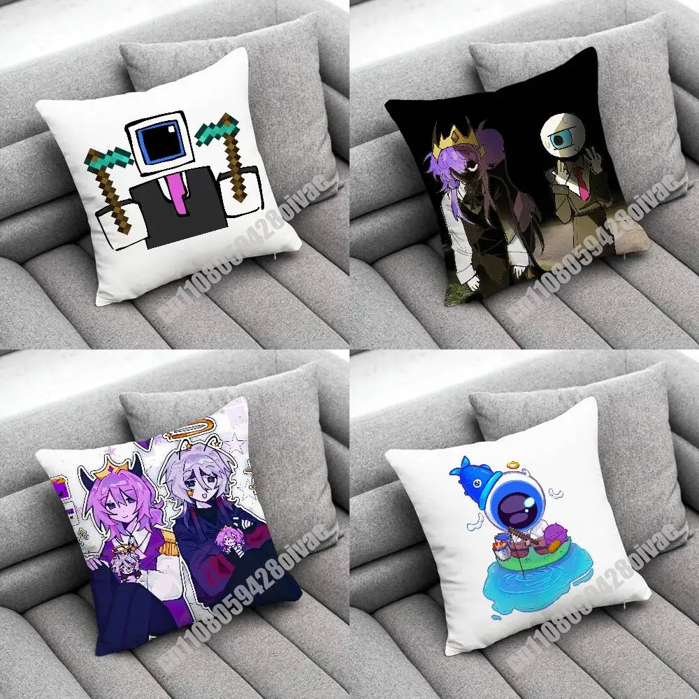 

For Wemmbu Eggchan Tax Duo Throw Pillow Case Decoration 30cm 45x45cm Square Car Pillowcase Case